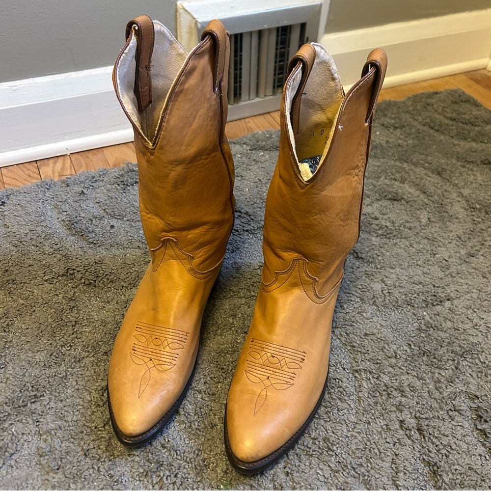 Laredo Real Leather Cowboy Boots